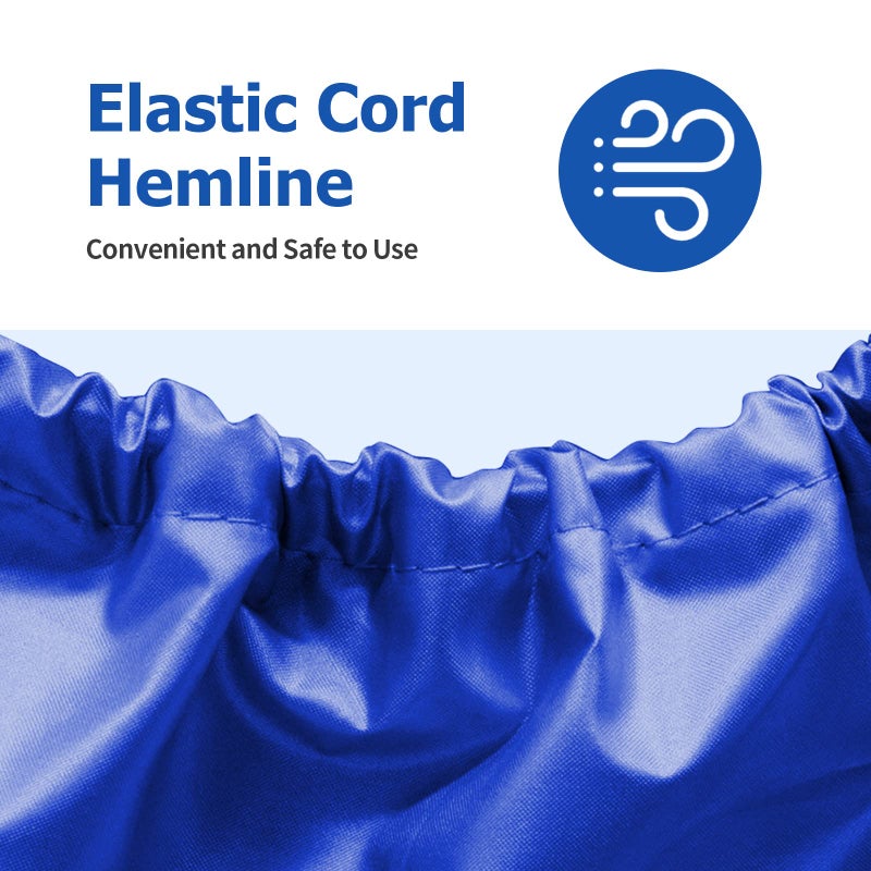 iCOVER Pedal Boat Cover, Fits 3 or 5 Person Paddle Boats Water Proof Heavy Duty Paddles Covers, Blue - Image 5